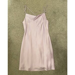 Alice Olivia purple slip dress